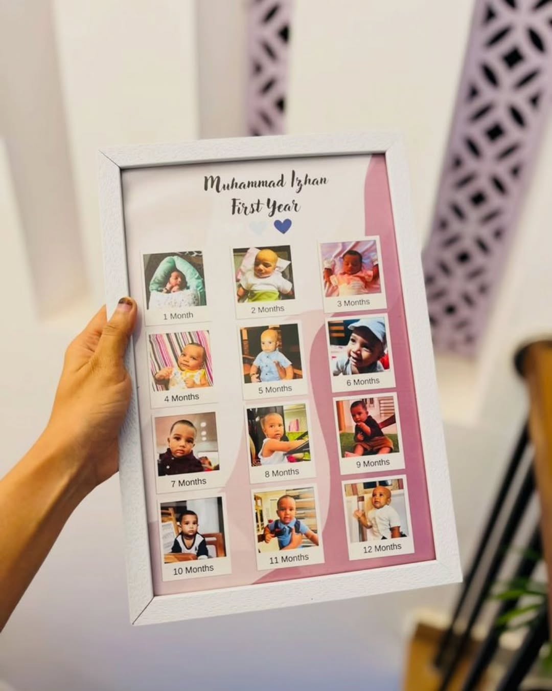 Photo Grid Memory Frame