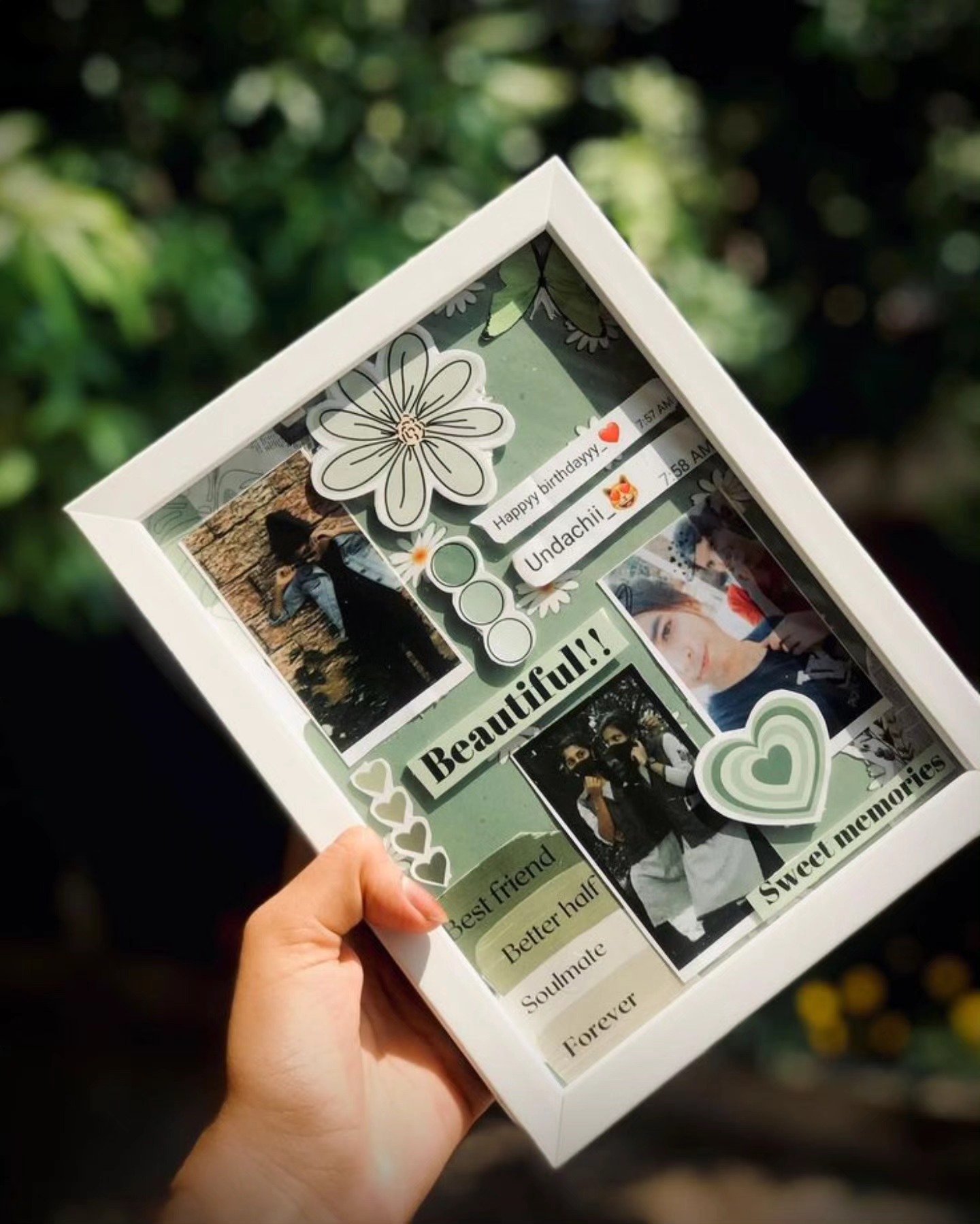 Mixed-Media Scrapbook Frame